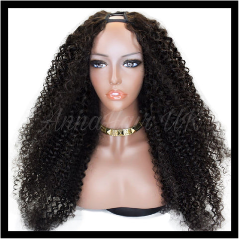 Customised Exotic Curly U-Part Clip-in Unit
