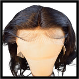 Body Wave Transparent Lace Frontal with Bleached Knots