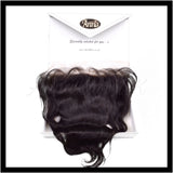 13" x 6" Body Wave Transparent Lace Frontal with Bleached Knots