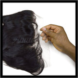 13" x 6" Body Wave Transparent Lace Frontal with Bleached Knots