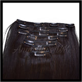 Silky Straight Clip Ins - 7 piece set