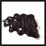 Body Wave Transparent Lace Frontal with Bleached Knots