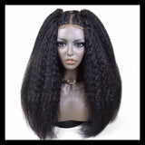 High Density Custom Made Kinky Straight Wig