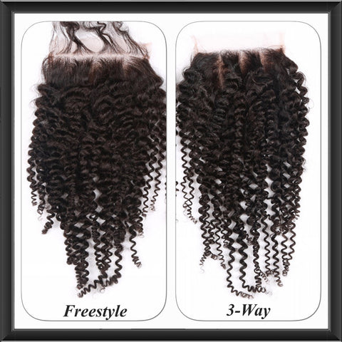 Brazilian Kinky Curl Lace Closure - annahair